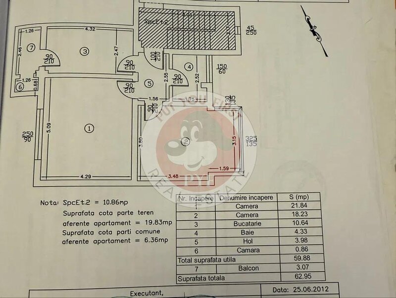 Ghencea | Apartament 2 camere | Decomandat | 59mp | B9638